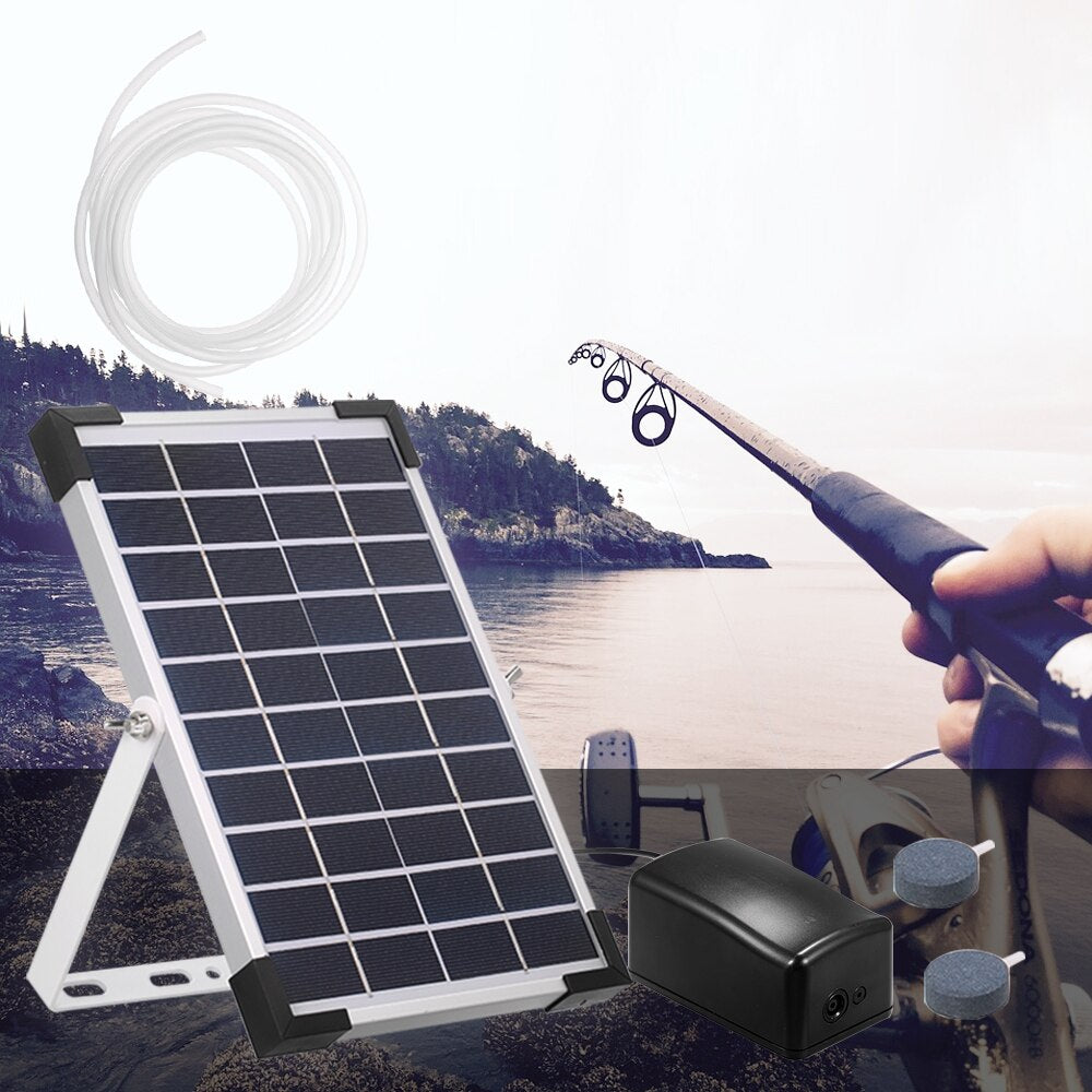 Solar Water Pump Oxygenator Aquarium Oxygen