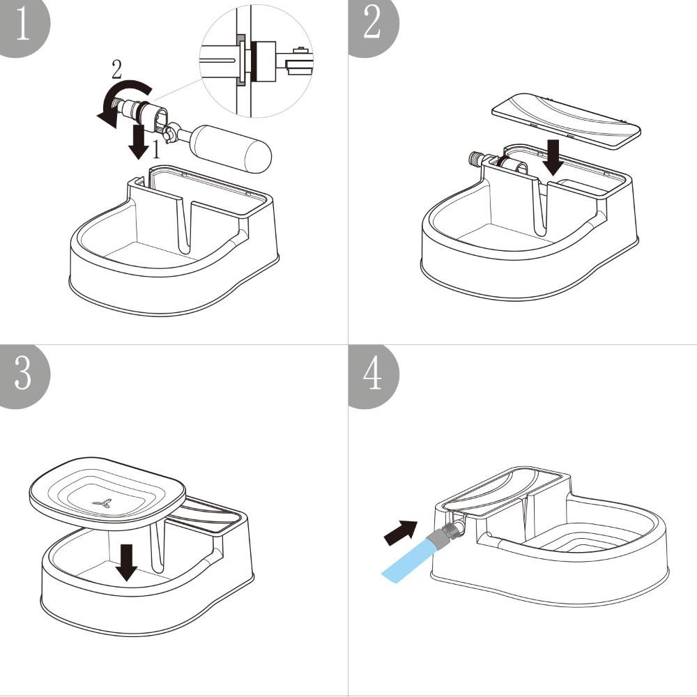 Automatic Filling Dog Water Fountain - All for Paws