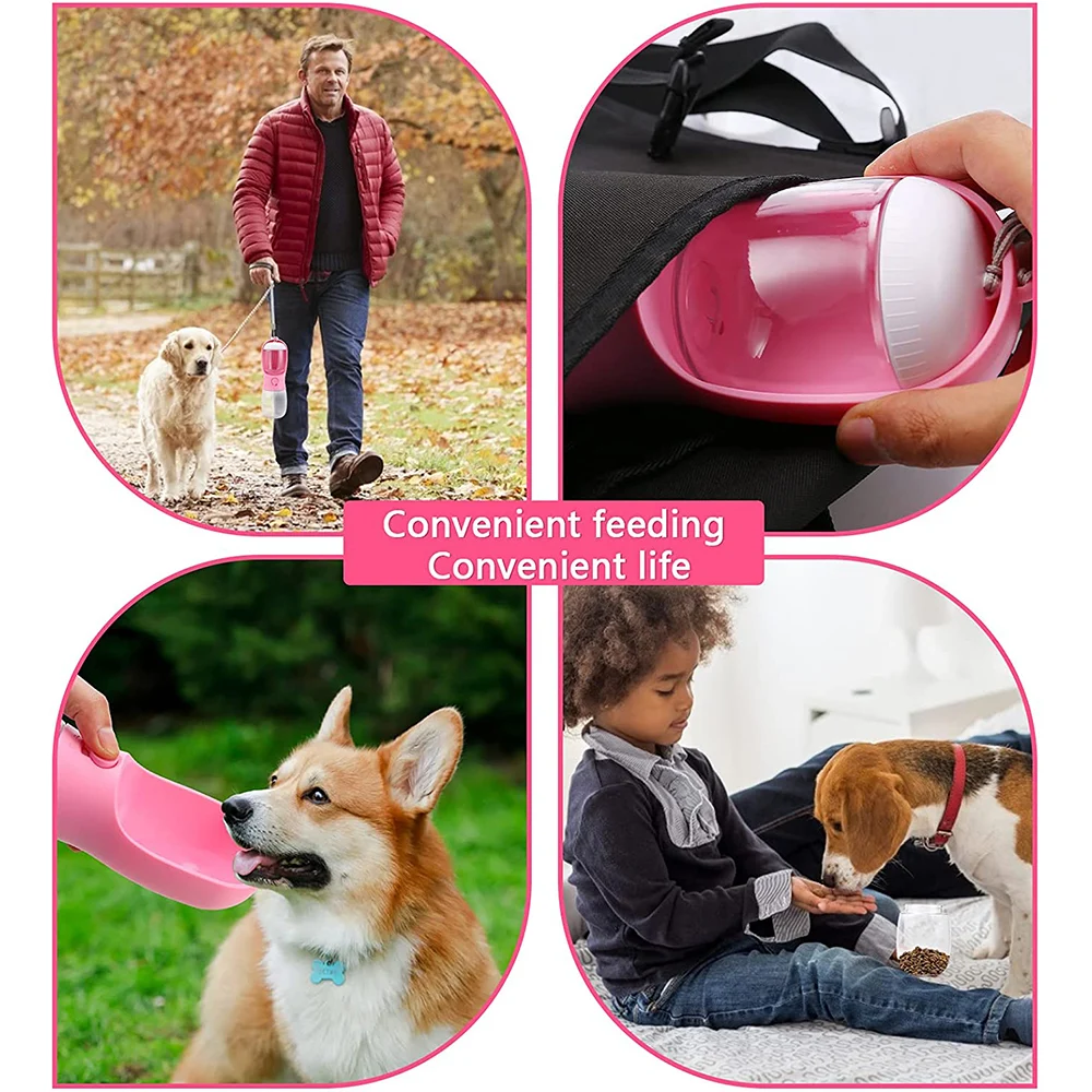 2 in 1 Pet Water Bottle