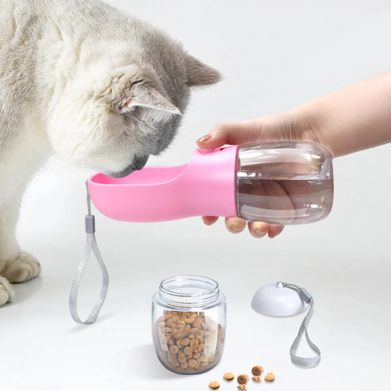 2 in 1 Pet Water Bottle