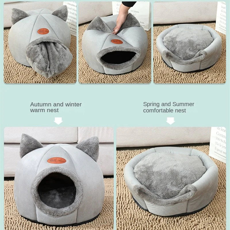 Cozy 2-In-1 Cat Home/Bed